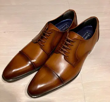 25.5cm 산타 펠리체 드레스 슈즈 가죽 신발 브라운