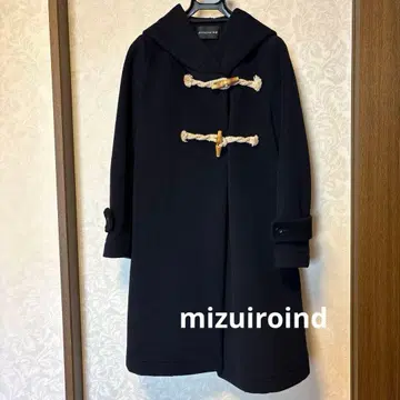 mizuiroind 미즈이로 인드 A라인 더플 코트 네이비