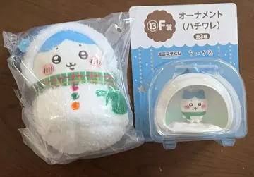 치이카와(먼작귀) 에니마이 복권 마스코트 오너먼트 하치와레 2개 세트