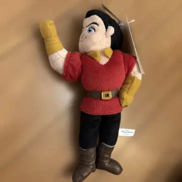 새상품 택 포함 가스통 인형 배지 Disney 미녀와 야수