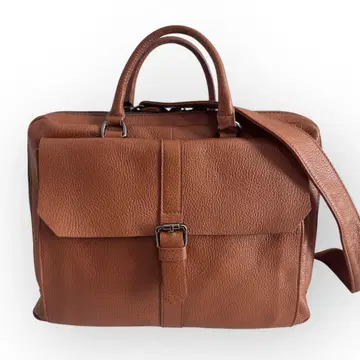 OTTINO 오티노 2way 비즈니스 백 가죽 브라운 심플