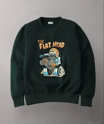 플랫 헤드 맨투맨 트레이닝복