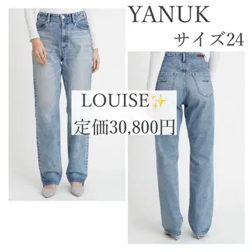 YANUK 야누크 'LOUISE' 루이즈 24 스트레이트 데님 VSX