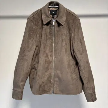 H&M 레귤러핏 자켓 다크 베이지 M