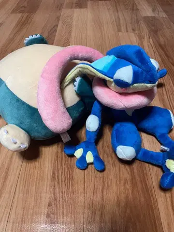 개굴닌자 카비곤 봉제 인형 포켓몬 약 30cm