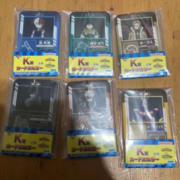 제일복권 나의 히어로 아카데미아 더 저 너머로 K상 카드 홀더 6종