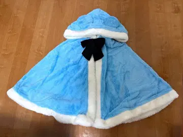 디즈니 판초 케이프 후드 부착 미키 앨리스 스카이블루