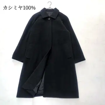 캐시미어 100% 일본제 오츠케오리 고급 롱 코트 블랙 포멀 11호