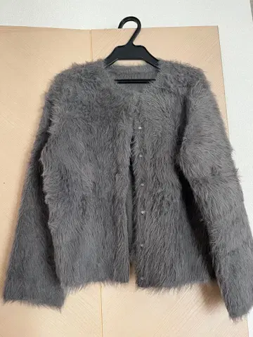 M PLST 페더 얀 2way 가디건 플라스테