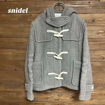 [ 스나이델 ] snidel 그레이 더플 코트 자켓 S