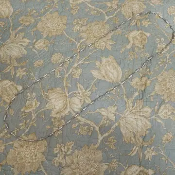 MONET 실버 롱 목걸이