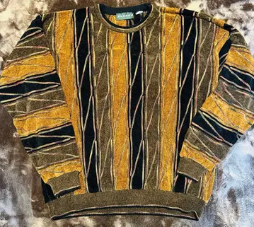 인기 TUNDRA 툰드라 멀티 컬러 3D 니트 XL 빈티지