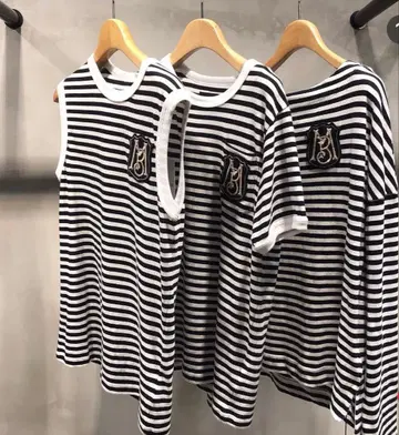 매디슨 블루 보더 티셔츠