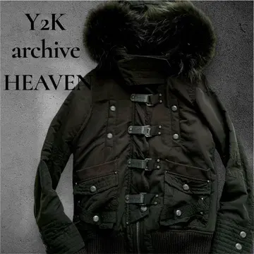 Y2K archive 모즈 코트 모즈 블루종 새상품급 버클 라이너 포함