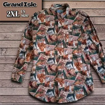 Grand Isle 3XL 상당 빈티지 잡지 패턴 빅 사이즈 올 패턴