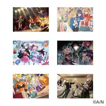 니지산지 니지페스 엽서 세트