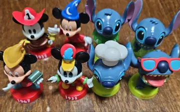 토이풀 디즈니 고개 흔드는 마스코트 미키마우스 스티치