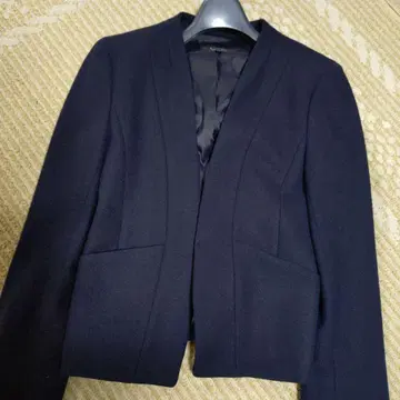 Coup de Chance 노카라 자켓 40 네이비