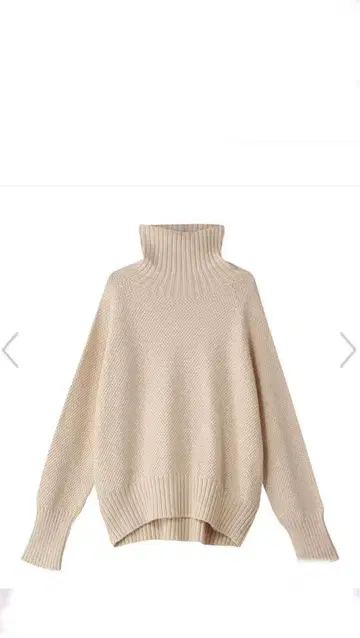 프리스틴 사슴 무늬 빅 터틀 스웨터