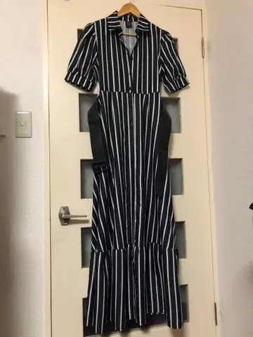 mags 스트라이프 반팔 원피스 S