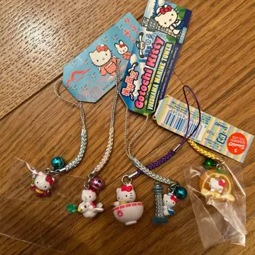 헬로키티 스트랩 세트 5개