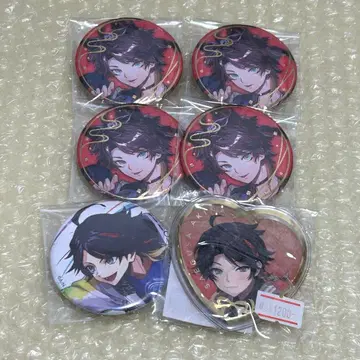 니지산지 사에구사 아키나 캔뱃지 6종 세트