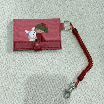 familiar 파미리아 패스 케이스 빨간색