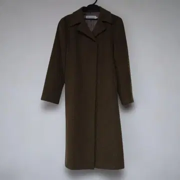 Lui-Chantant 롱 코트 38 올리브 그린