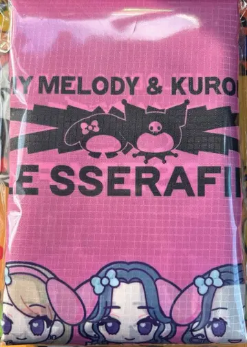르세라핌 마이멜로디 쿠로미 에코백