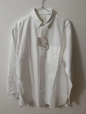 UNIQLO 옥스퍼드 오버 사이즈 셔츠 M 화이트