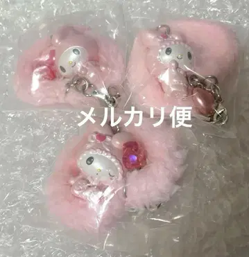 산리오 멜로우사로미우사 시크릿 스트랩 마이멜로디 3종 세트