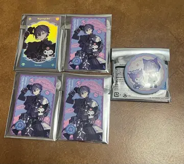 니지산지 산리오 코야나기 로우 캔뱃지 폴라로이드