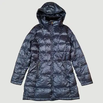 ANDREW MARC 패커블 다운 코트 네이비 M 사이즈