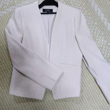 쿠 드 샹스 노카라 자켓 40