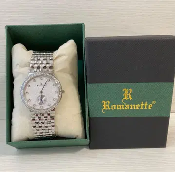 [ 새상품 ] Romanette 실버 쿼츠 손목시계 로마네티