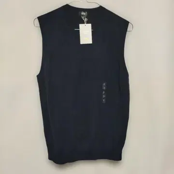 UNIQLO 100% 캐시미어 베스트 M사이즈 네이비 택 포함