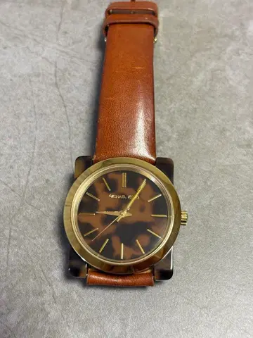 Michael Kors 아날로그 손목시계 브라운