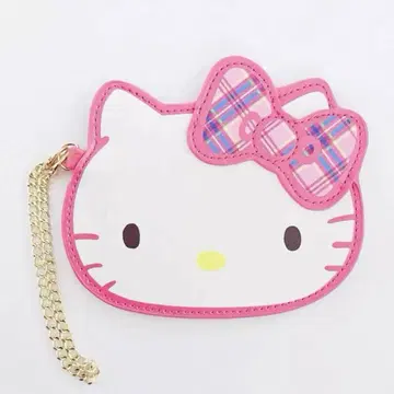 사만다 타바사X키티 패스 케이스 소가죽 미사용 새상품