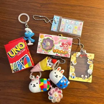 가챠 모음 우사코레 프렌즈 메지루시 액세서리 타일 씰