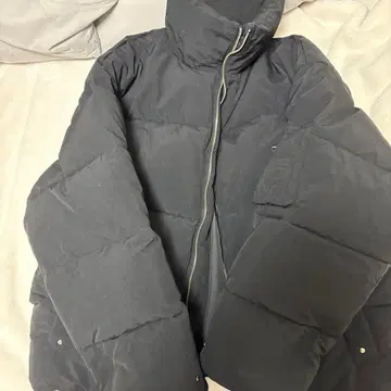 블랙 다운 자켓