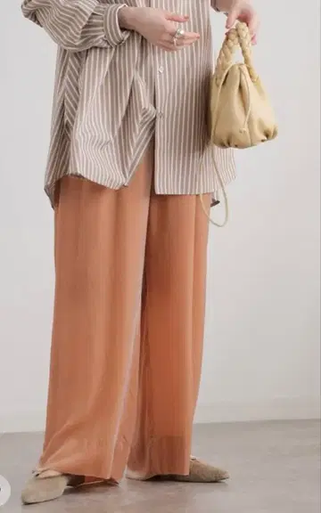 Spick and Span 엔리카 RAYON VELVET PANTS