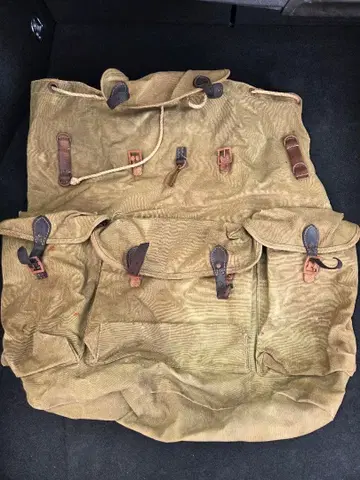 40s 빈티지 밀리터리 백팩 구 일본군 백팩 캠핑 군용품