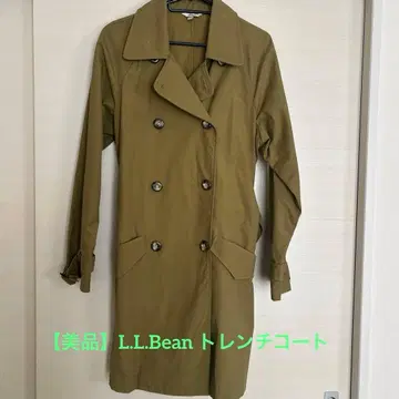[새상품급] L.L.Bean 트렌치코트 카키 XS