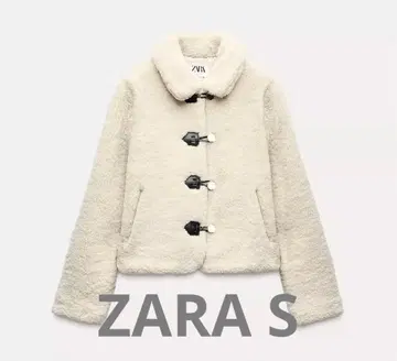 ZARA 보아 자켓 S 에크루