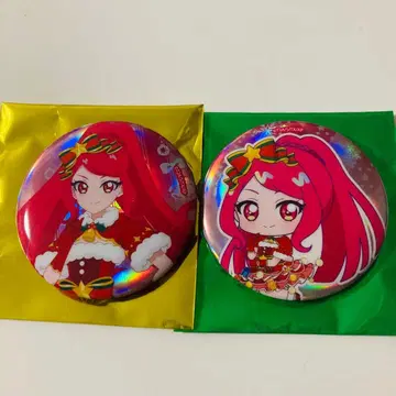 비밀의 아이프리 사쿠라 캔뱃지 등신 미니 캐릭터 SD 크리스마스