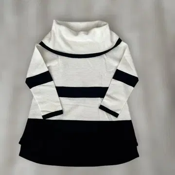 TO BE CHIC 보더 니트 튜닉 M