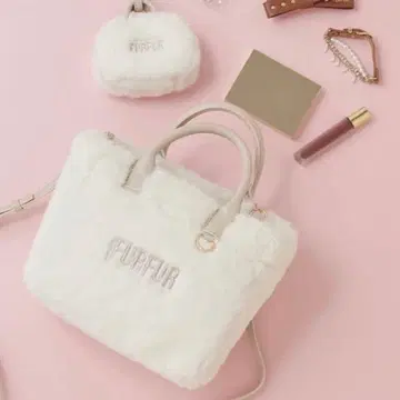 furfur 에코 퍼 토트백 아이보리