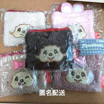 Monchhichi 몽치치 복슬복슬 스퀘어 파우치 총 5종 2