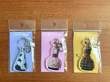 생명의 미래 아크릴 키링 3종 페트라, 팬지, 니카 만박