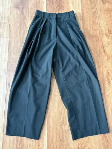 TODAYFUL 트윌 와이드 트라우저 블랙